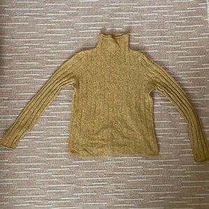 Madewell Donegal Turtleneck - Mustard Size Small